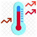 High Temperature Temperature Thermometer Icon