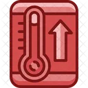 High Temperature Thermometer Icon