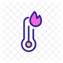 High Temperature  Icon