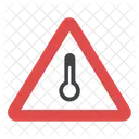 High Temperature Sign Icon
