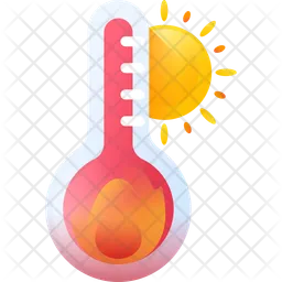 High temperatures  Icon