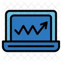 High Trafic Sites Analytic Chart Icon