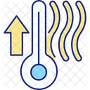 High up temperature  Icon