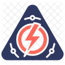 High Voltage Danger Power Icon