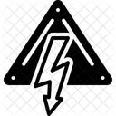 High Voltage Lightning Hazard Icon