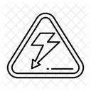 High Voltage Sign Icon