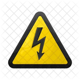 High voltage warning  Icon