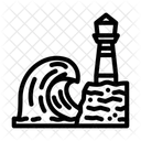 High Waves Hurricane Icon