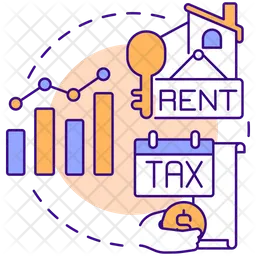 Higher property tax  Icon