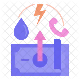 Higher Utilities Cost  Icon