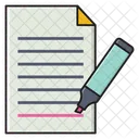 Highlighter Marker File Icon