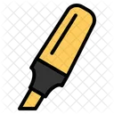 Marker Pen Highlighter Line Education Icon