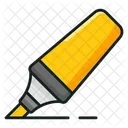 Highlighter Office Supply Marker Icon