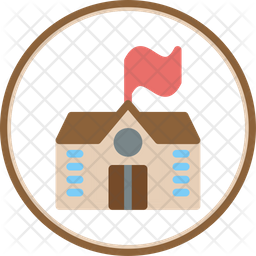 Highschool Icon - Download in Rounded Style