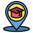 Highschool Education Location Icon