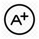 Hoch Punktzahl Bildung Symbol