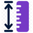 Hight Measure Scale Icon