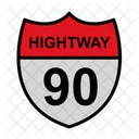 Hightway Boulevard Highway Icon