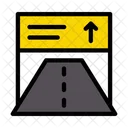 Highway Runway Path Icon