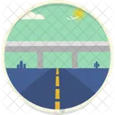 Highway Flyover Roadway Icon