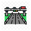 Bridge Highway Road Icon