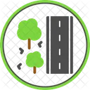 Highway Path  Icon