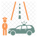 Highway Patrol Road Street Icon