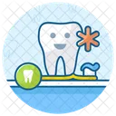 Cuidado Dental Higiene Bucal Cepillado De Dientes Icono