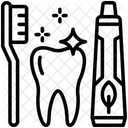 Higiene Dental Dente Escova De Dentes Ícone