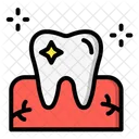 Higiene Dental Diente Brillante Icono