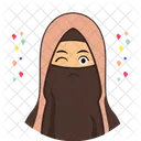 Hijab Muslim Religion Icon