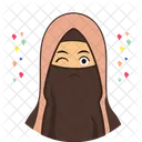 Hijab Muslim Religion Icon