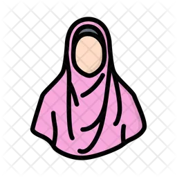 Hijab-Dame  Symbol