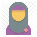 Mujer hijab  Icono