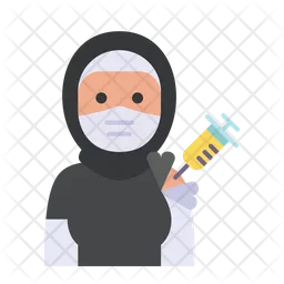 Hijab Vaccination  Icon