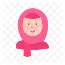Hijab Women Training Trainer Icon