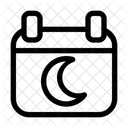 Ramadan Hijri Calendar Islam Icon