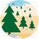 Hike Forest Tree Icon