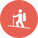 Hiker Hiking Camping Icon