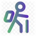 Hiker Hiking Adventure Icon