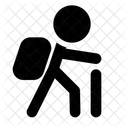 Hiker Hiking Adventure Icon