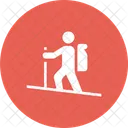 Hiker Hiking Camping Icon