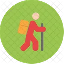 Hiking Camping Travel Icon