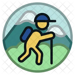 Hiking  Icon