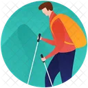 Hiking Camping Person Camping Icon