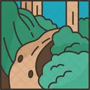 Hiking Trails Forest Icon