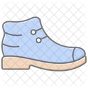 Hiking Boots Lineal Color Icon Icon