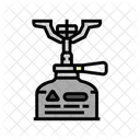 Hiking Gas Burner Icon