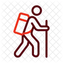 Hiking Adventure Travel Icon