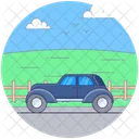 하이킹 지프 자동차 자동차 아이콘